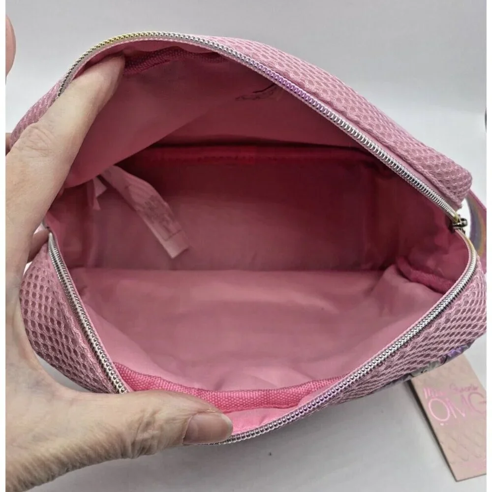 Miss Gwen’s OMG Accessories Clutch Pouch Bag JUNK Unicorn Glitter Cotton Candy